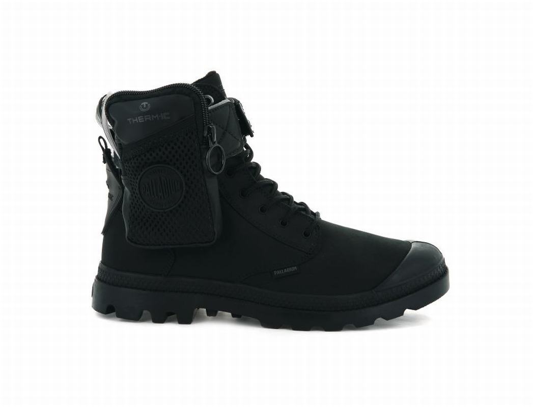 Palladium Sportcuff Thermic Wp+ Womens Waterproof Boots Black Australia [YUFAEQ-539]